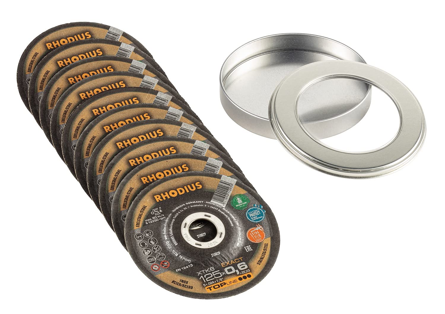 Extradünne Trennscheibe XTK6 EXACT BOX | Ø 125 x 0 ,6 x 22,23mm Form 42