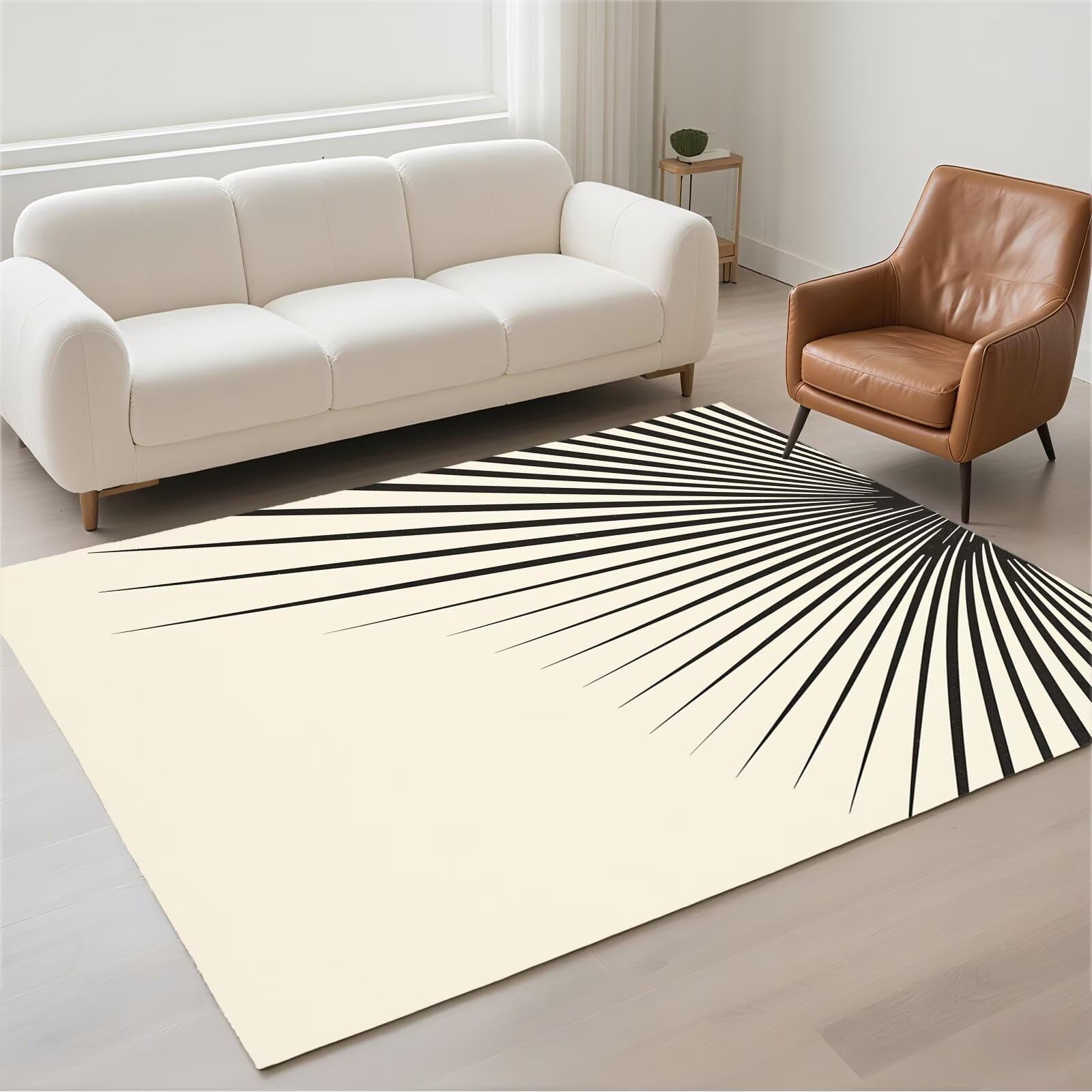 Tapis moderne rectangulaire 60x90cm, un petit tapis lavable en machine pour entrée et cuisine