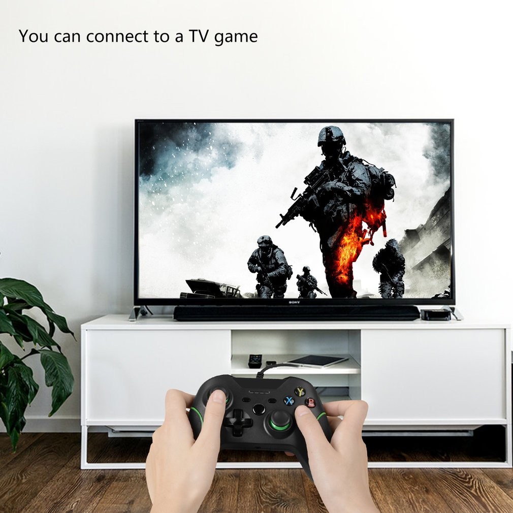 ICOCO USB Wired Xbox One Game Controller Gamepad Joystick Joypad Ergonomic Design For XboxONE Shock Vibration (type2)