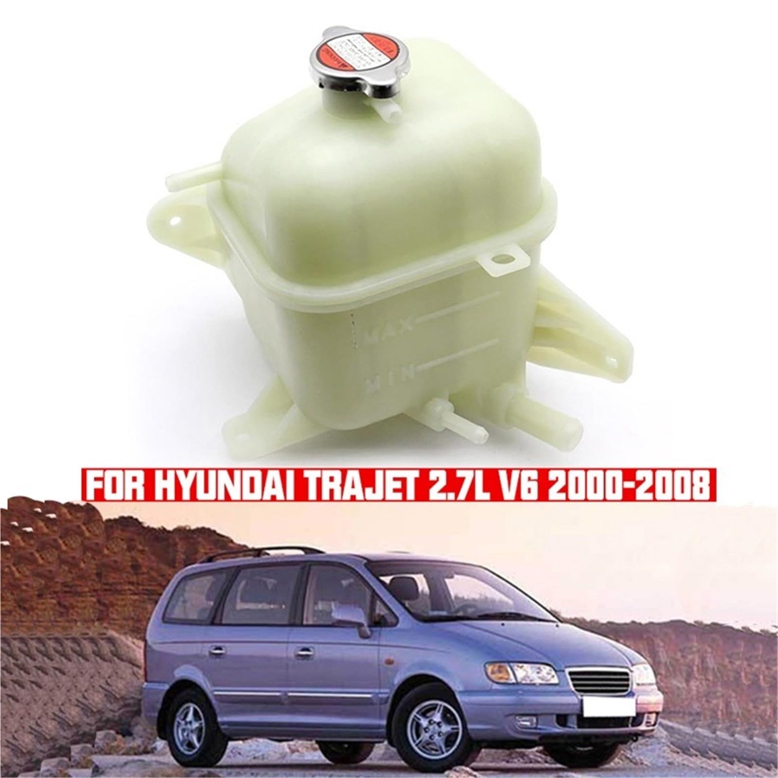Do HYUNDAI TRAJET 2.7L V6 2000-2008 Wyrównawczy Płynu Chłodzącego