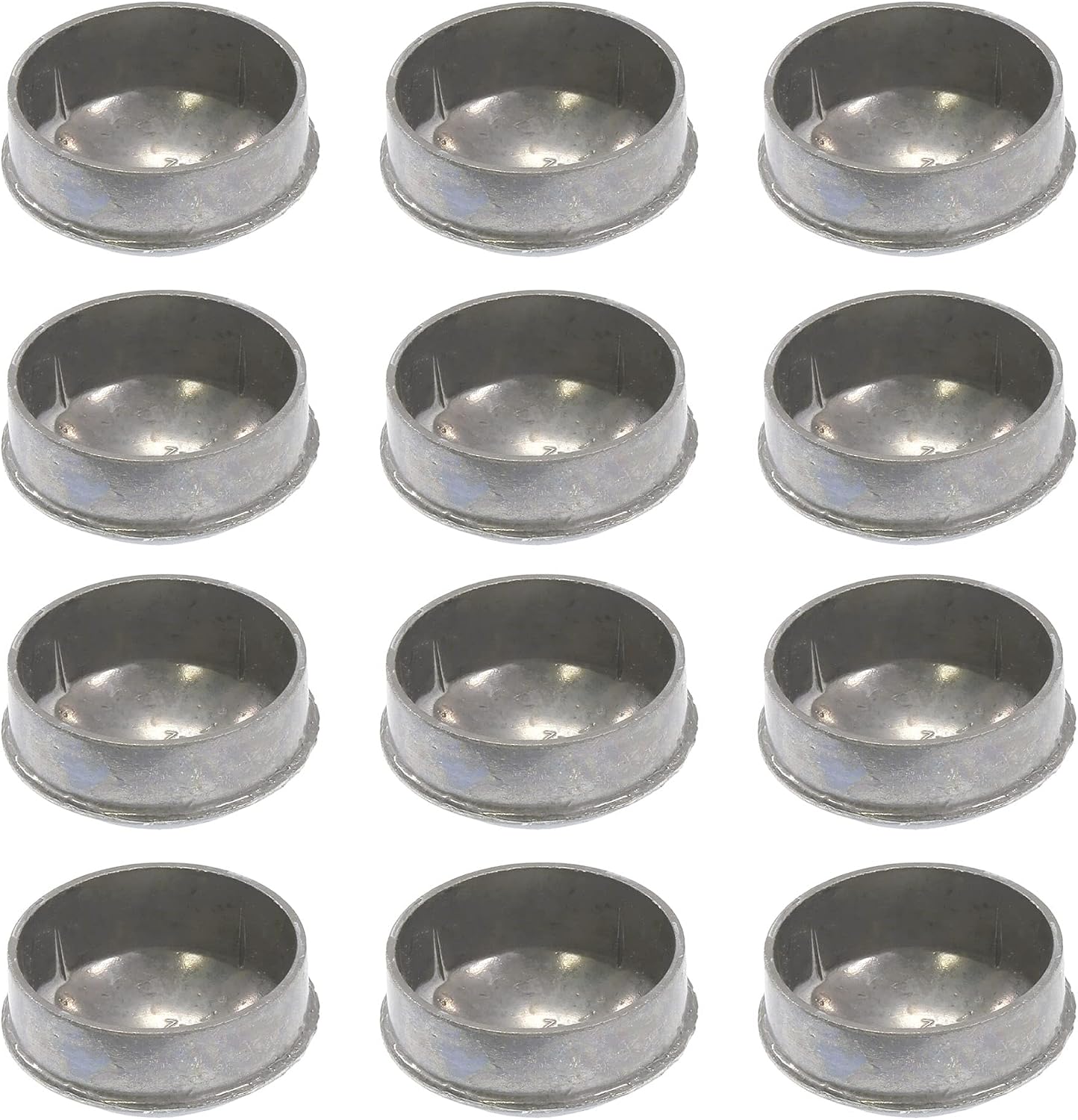 Chain Link Fence 2 (1 7/8" OD) Round Dome External Post Caps | Die Cast Aluminum Caps | Chain Link Caps | (Pack of 12)