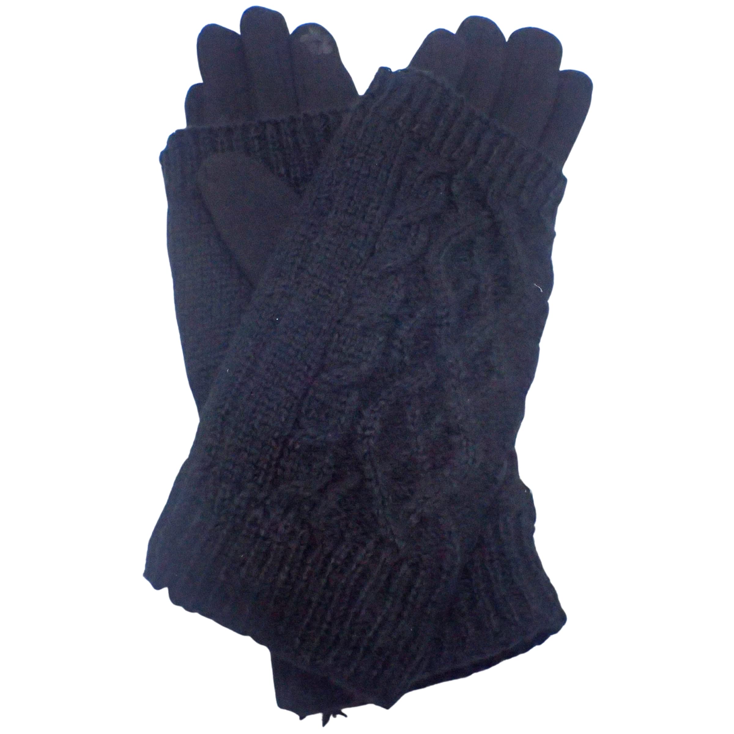 Topkids Accessories Women's Black Touch Screen Gloves Winter Gloves, Gloves, Gloves Touch Screen, Gloves, Gloves Winter, Thermal Gloves, Woolen Gloves (Black)