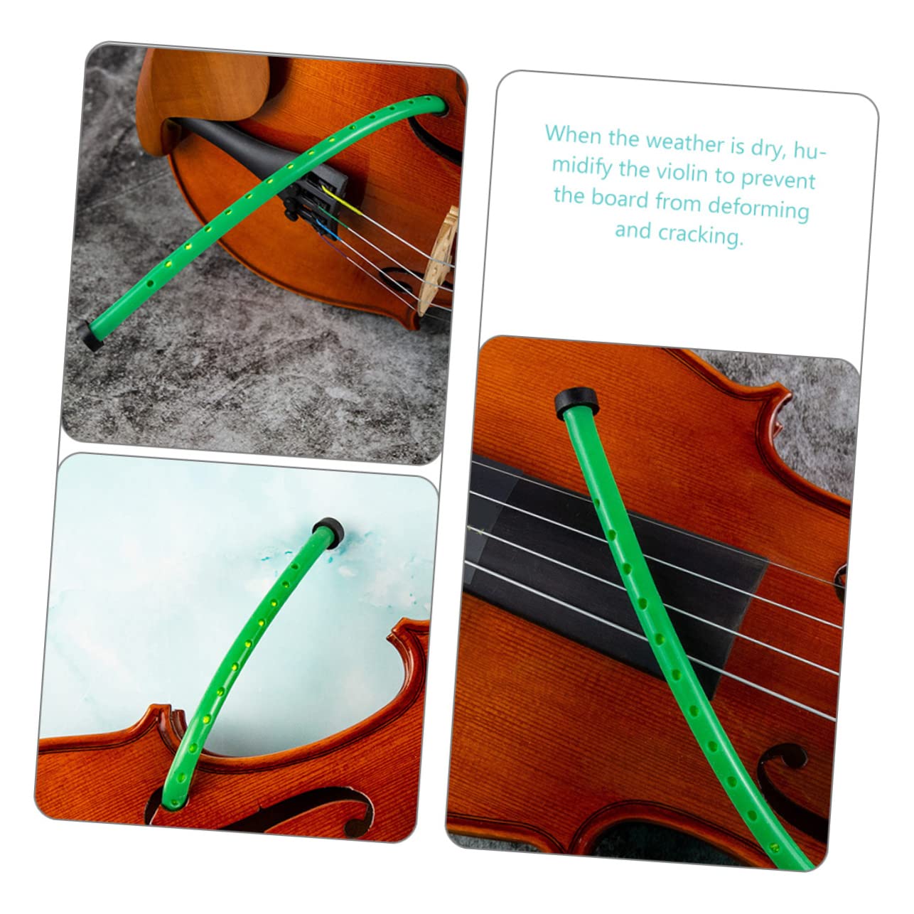 Abaodam 5pcs Narrow Violin Case Humidifier Humidifier for Violin Viola Moistener Compact
