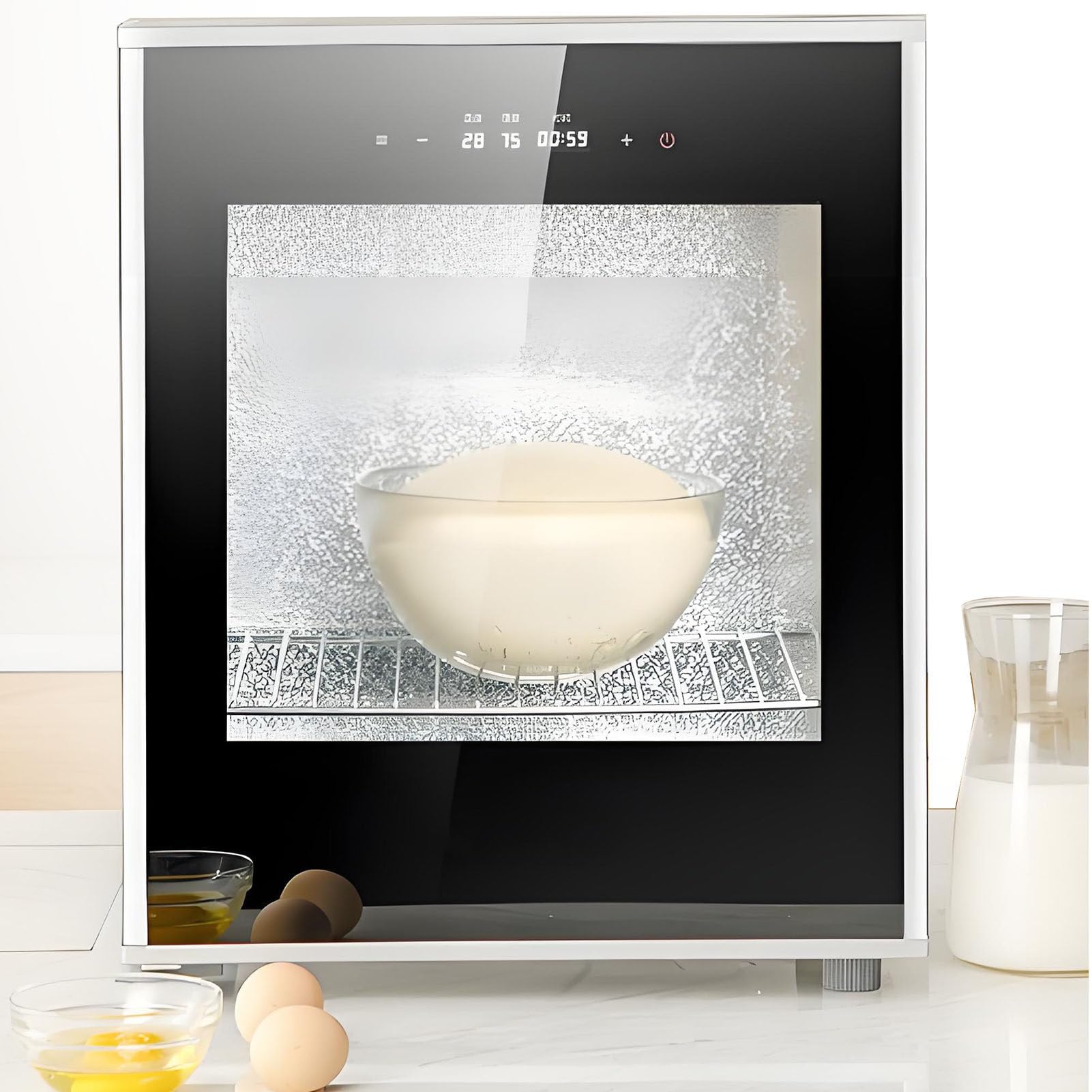 Fermentador Pan Yogur de Masa Cocina con Control,Ahorra Espacio