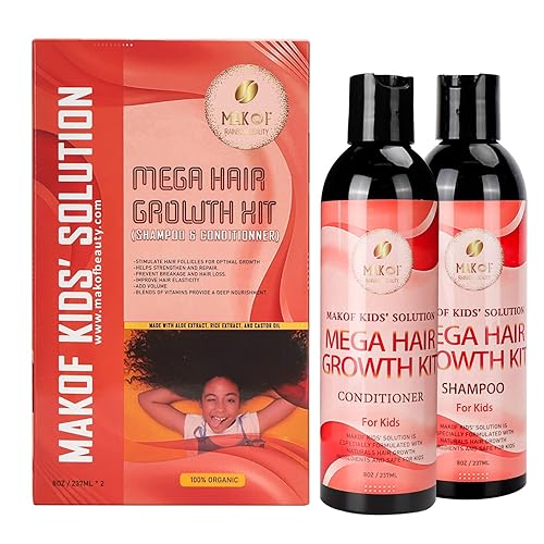 CHAMPÚ Y ACONDICIONADOR PARA NIÑOS. Mezcla de aceites naturales para un cabello sano. Adecuado para todo tipo de cabello.