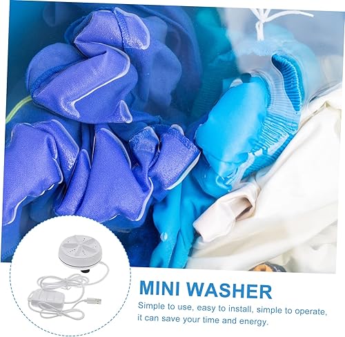 Miniatura 3 de -Powered Mini Lavadora Bajo Consumo de Energía Lavadora de Viaje Compacto Lavado de Mano Lavandería Portátil Mini