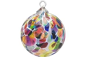 Handmade Blown Glass Artist Ornament from Artist Dehanna Jones