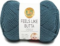 Vista 12 de Lion Brand Yarn Feels Like Butta - Ovillo de lana suave para tejer y tejer, aterciopelado, paquete de 3, color gris pálido