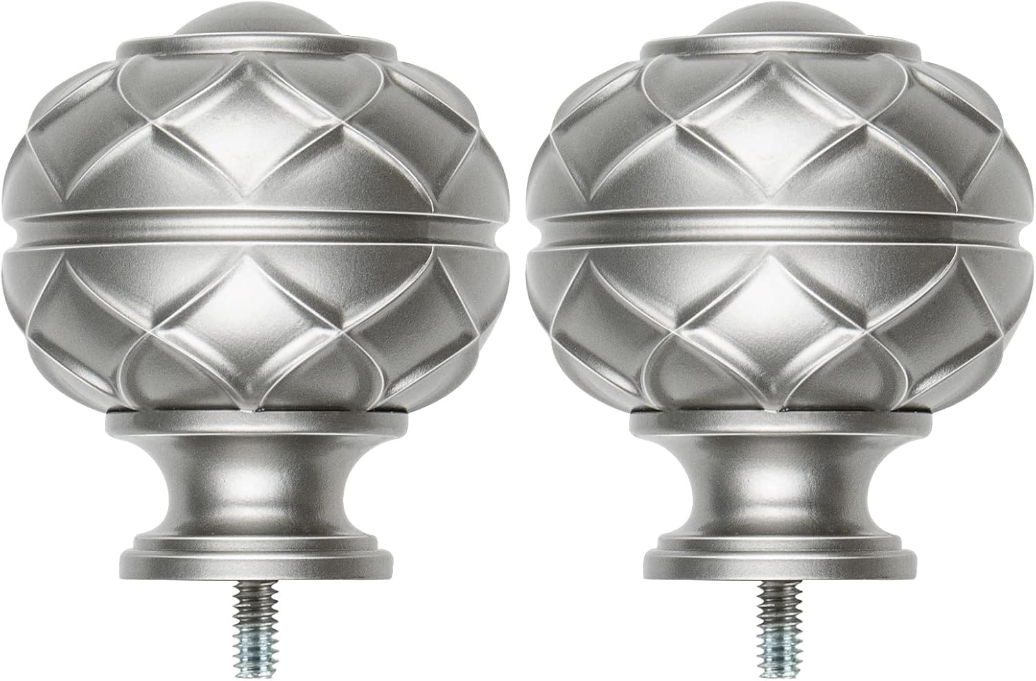 USFOOK Window Treatment Finials for 3/4 or 6/8 Inch Curtain