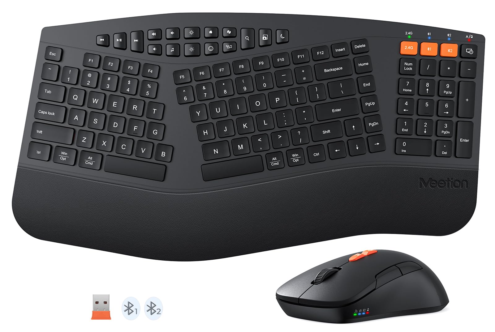 MEETION Ergonomic Split Keyboard and Mouse Combo