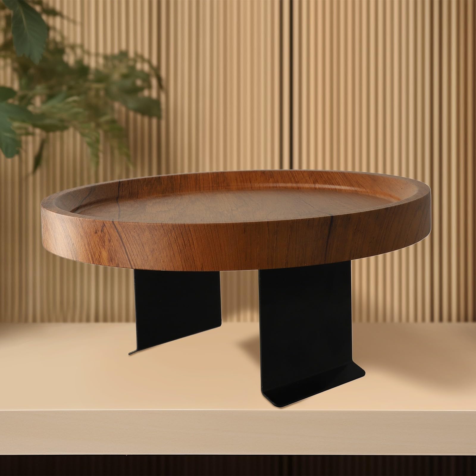 Tavolino in legno di dimensioni comode per la maggior parte dei divani, perfetto per gustare le tue bevande preferite (grigio)