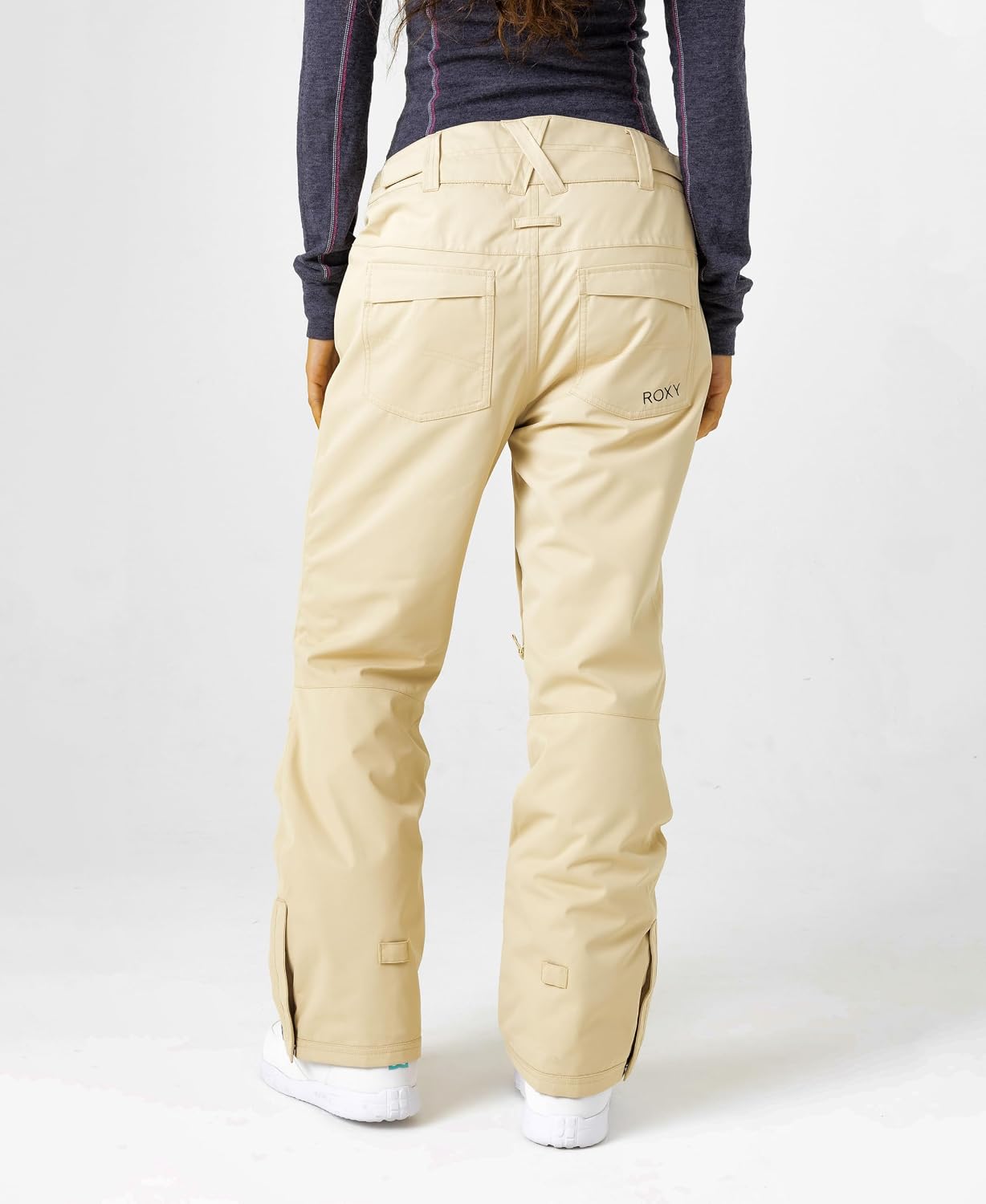 Roxy Women's Backyard Insulated Snow Pants – 10k Waterproof Ski & Snowboard Pant, Seam Sealed