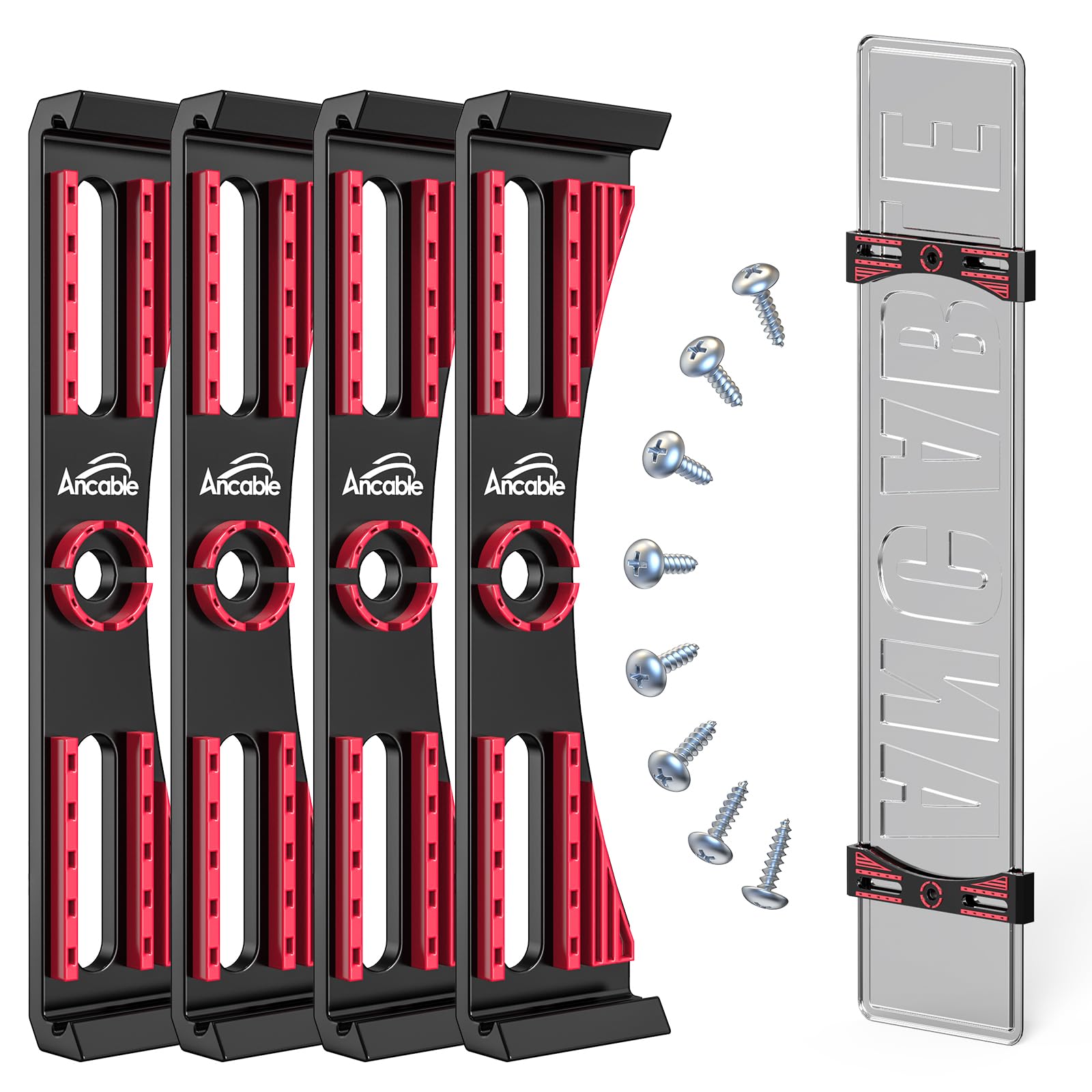 Portatarga Invisibile Antiscivolo Portatarga Magnetico GENMAG - Universale, Extra-Forte E Senza Cornice Portatarga Senza Cornice Genmag