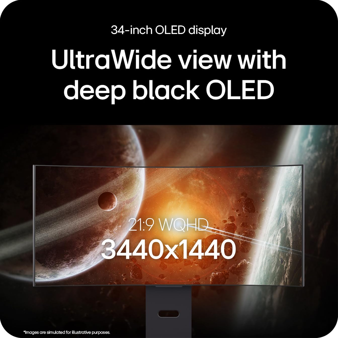 Lg 34gx900A-B Monitor Pc 86,4 Cm [34] 3440 X 1440 Pixel Wide Quad Hd Oled Nero (lg)