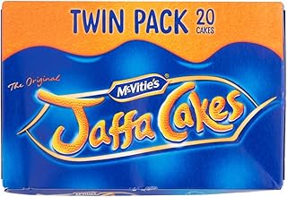 Original McVitie's The Original Jaffa Cakes Twin Pack Imported From The UK England The Very Best Original British Jaffa Cakes A Genoise Sponge Base Layer Of Orange Flavored Jam Coating Of Sponge