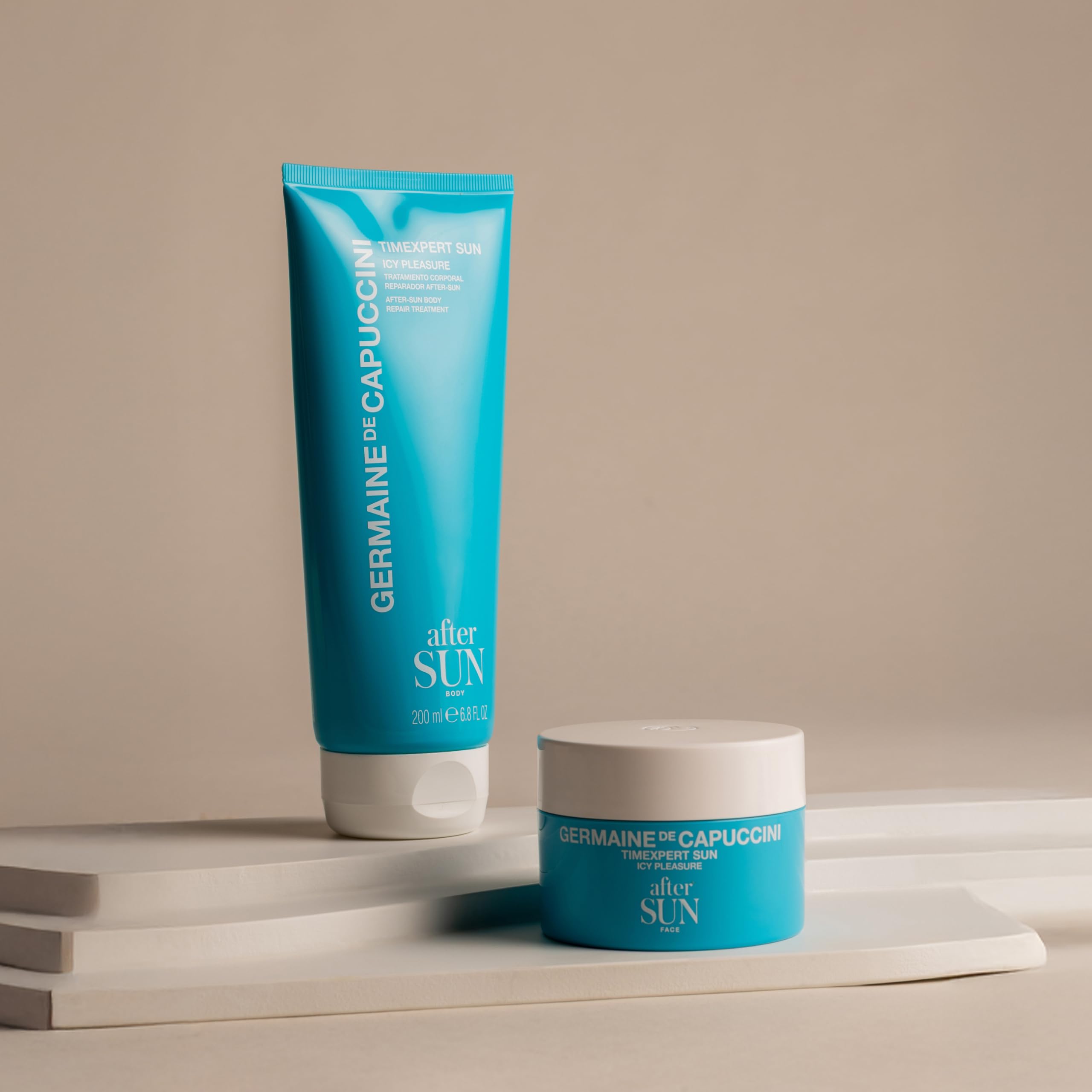 Germaine de Capuccini - Timexpert Sun - Tratamiento Facial Reparador - After-sun facial - Alivia la sensación de quemazón y el enrojecimiento - Reparador y ultra hidratante - 50 ml