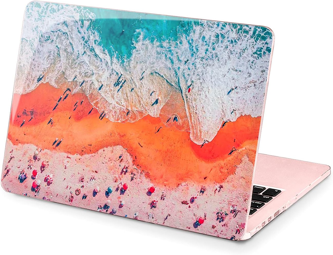 Hard Case Compatible for MacBook Pro 16 14 M3 M2 2023 M1 Pro 13 2022 Air 13 2021 Retina 2020 Mac 11 12 Tides Scene Glam Print Laptop Seashore Protective Ocean Summertime Beach Cover Design
