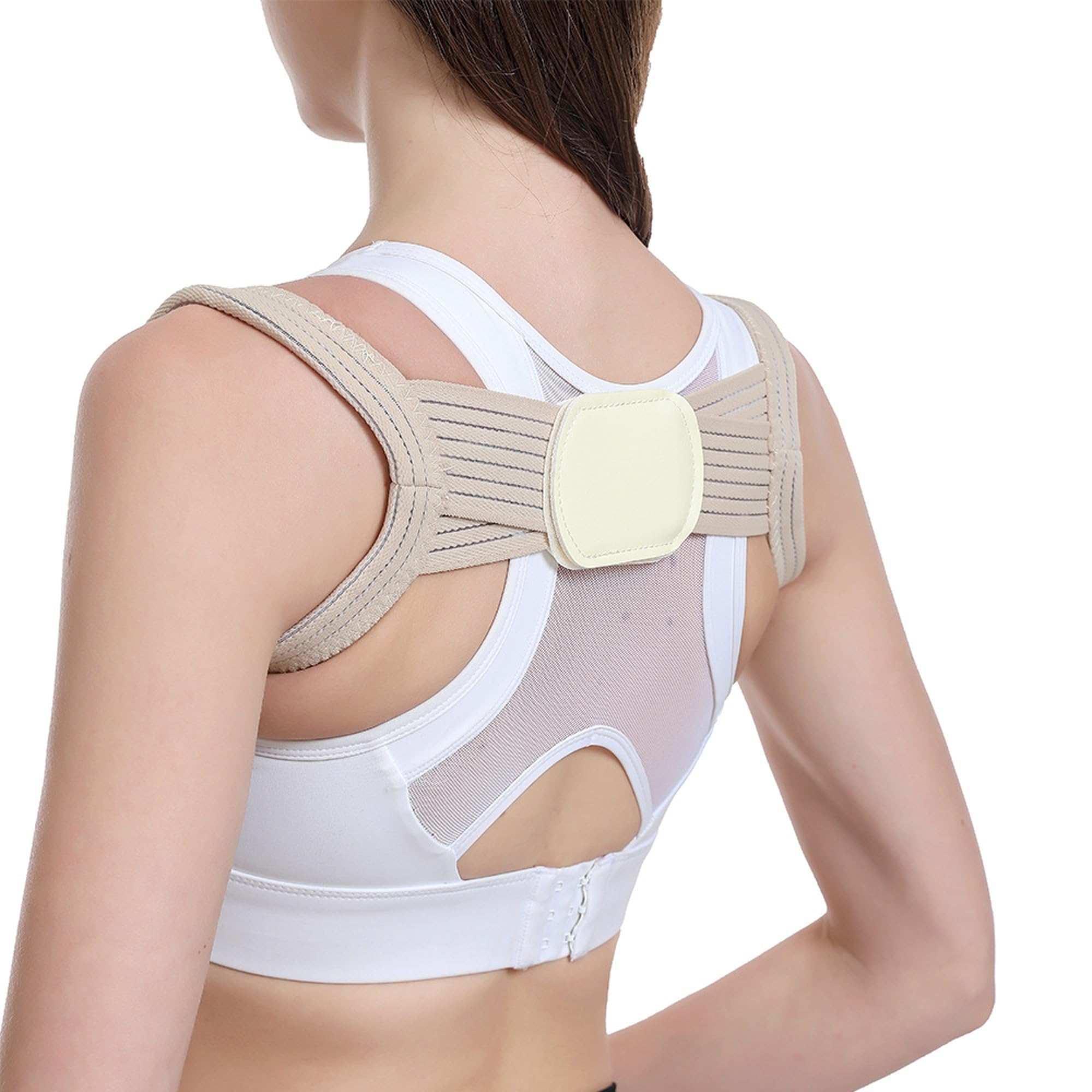 TOMATUS® Adjustable Hunchback Belt, Breathable Posture Belt, Back Brace Correction Belt For Spine, Back, Shoulders, Neck, Beige, XS, Pack Of 1 (B0D816Y8NC) Amazon Price History, Amazon Price Tracker