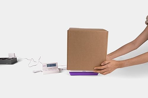 Miniatura 5 de Rollo Báscula de envío para paquetes – Báscula postal de envío digital (110 libras máx.) – Funciones de retención y tara – Incluye adaptador de CA y