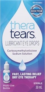 Thera Tears Lubricating Eye Drops for Dry Eyes - 30 ml - Fast, Lasting Eye Treatment