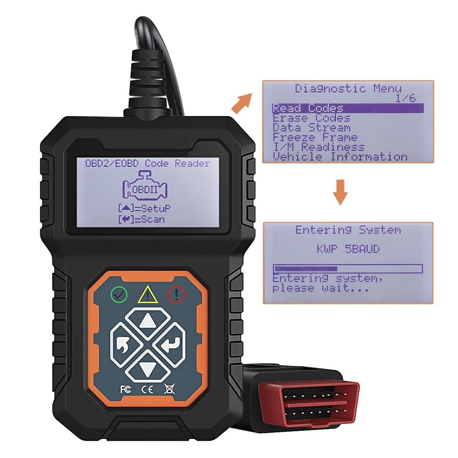 T31 samochodowy czytnik kodów OBDII/EOBD skaner OBD2 sprawdź narzędzie diagnostyczne Engi Odb2, usterek samochodu i resetuj,Przyjazny dla użytkownika