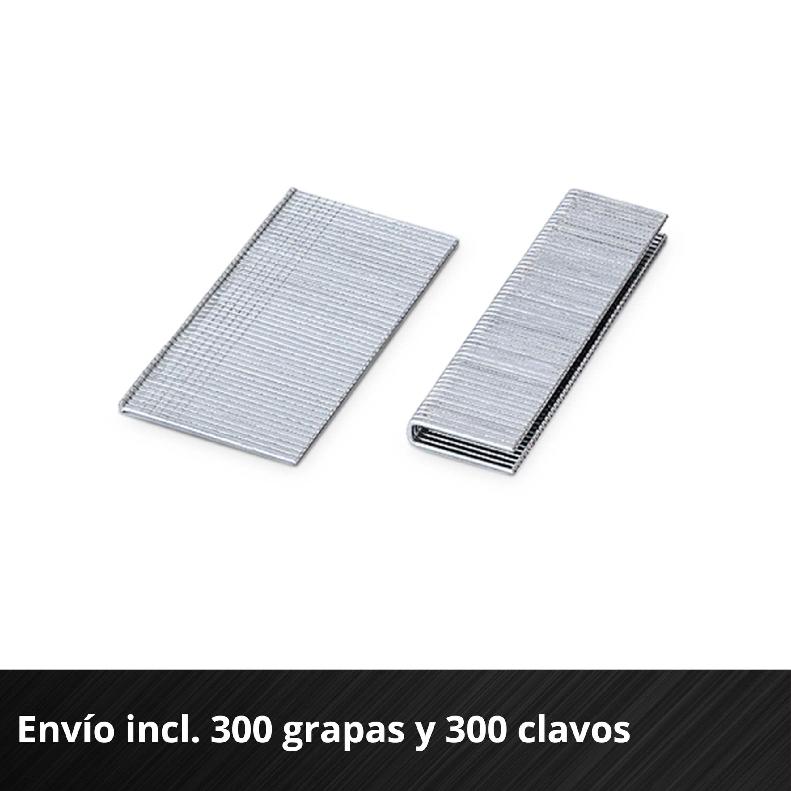 Einhell Grapadora/clavadora con batería TE-CN 18/32 Li - Solo Power X-Change (18 V, 20 tiros/min, máx. 25 mm de grapa, máx. 32 mm de clavo, incl. 300 clavos/grapas, sin batería)