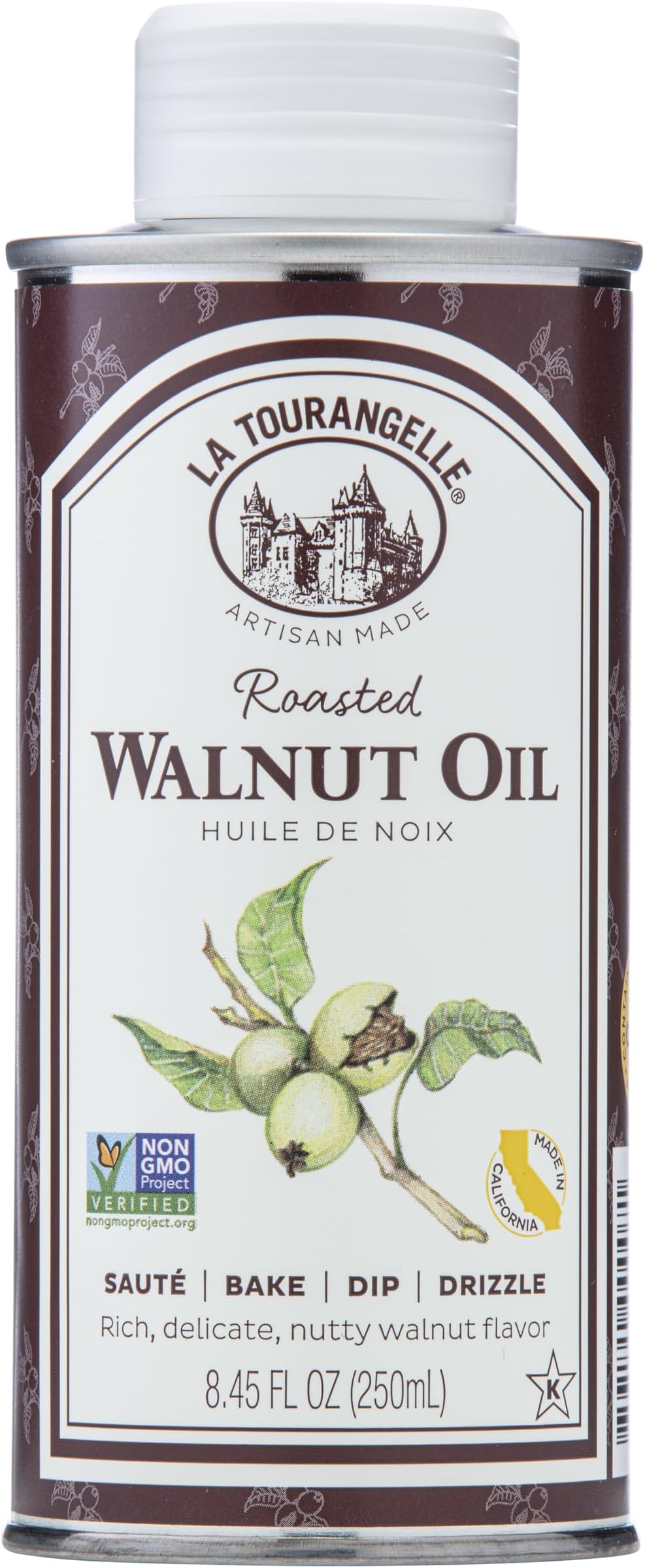 La Tourangelle, Roasted Walnut Oil, PlantBased Source of