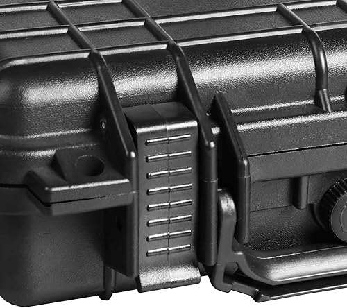 Miniatura 2 de Funda rígida de 11.3 x 7 x 2.3 pulgadas, funda protectora portátil impermeable para cámara con espuma personalizable, compatible con drones, cámara,