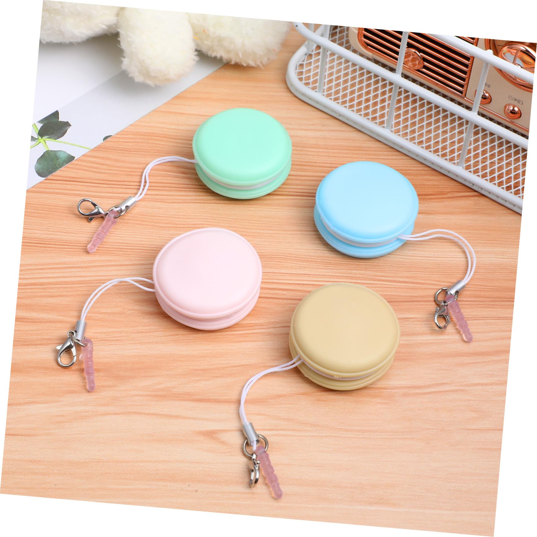 Healeved Limpiador De Telefonos 4 Piezas De De Teléfono Celular Táctil Forma De Macarrón Toallitas De Limpieza De Teléfonos Inteligentes Cepillo Colgante De Llave