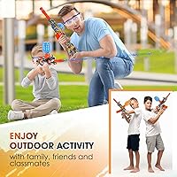 Vista 6 de Juego de 2 bolas de gel eléctricas, juguete automático de salpicaduras de gel con 100000 cuentas de agua ecológicas, juguete de bola de agua