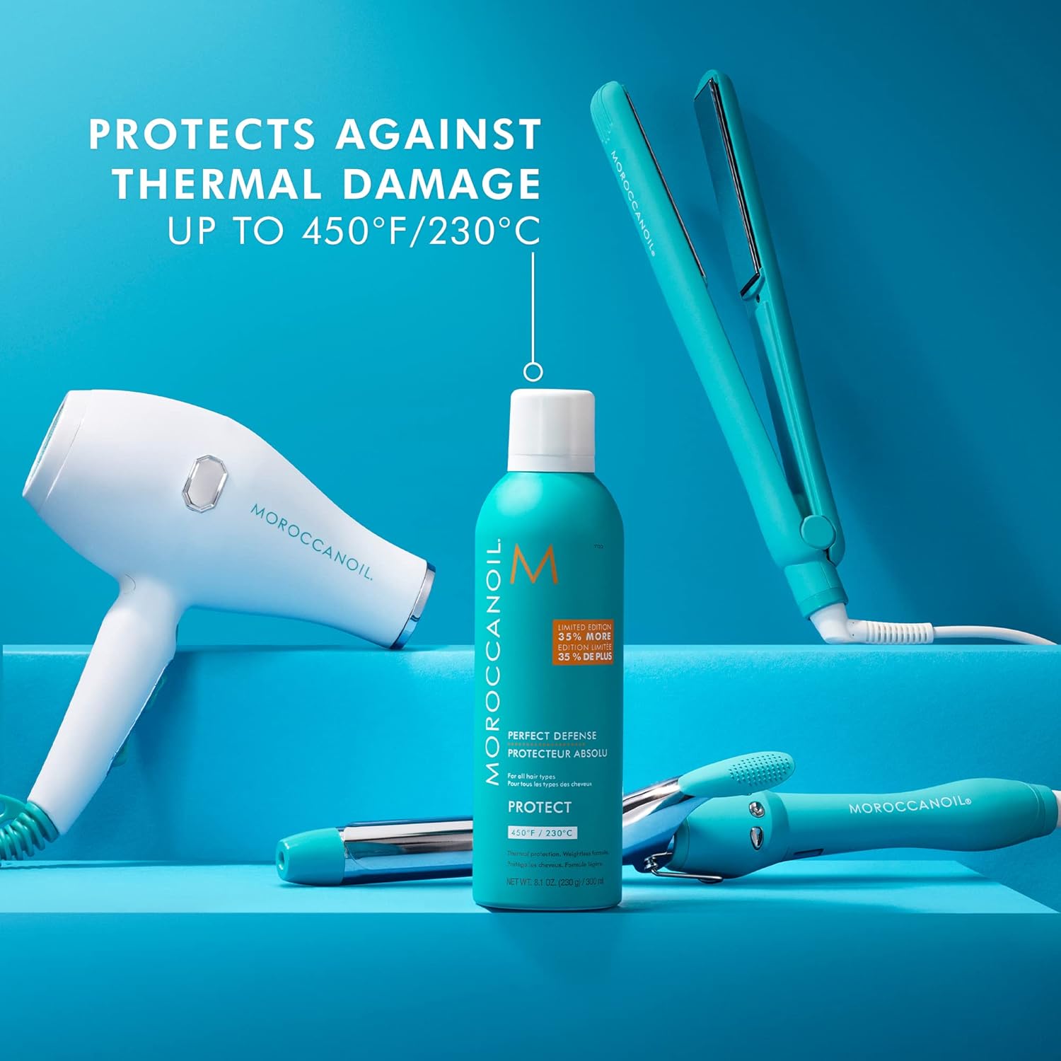 Moroccanoil Perfect Defense Heat Protectant Jumbo – Limited Edition : Automotive