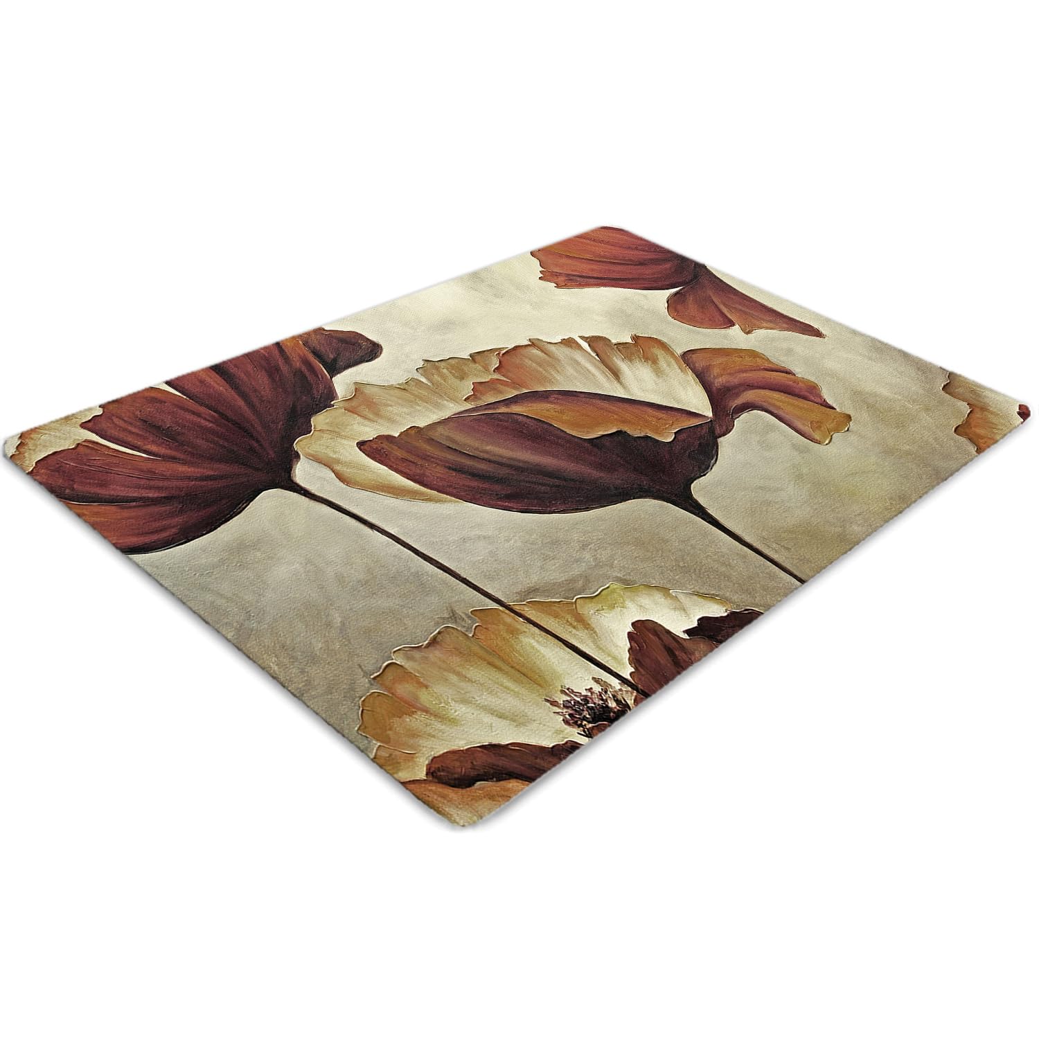 Tapis de chaise 100x70 cm protège-sol en PVC rectangulaire pour bureau