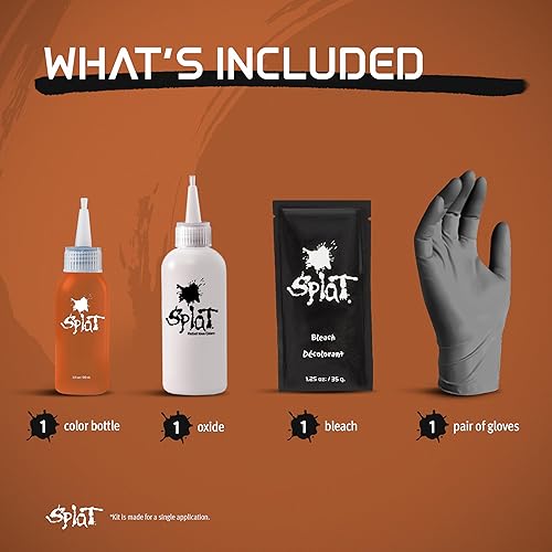 Miniatura 5 de Splat Kit completo de coloración de cabello semipermanentecobre picante