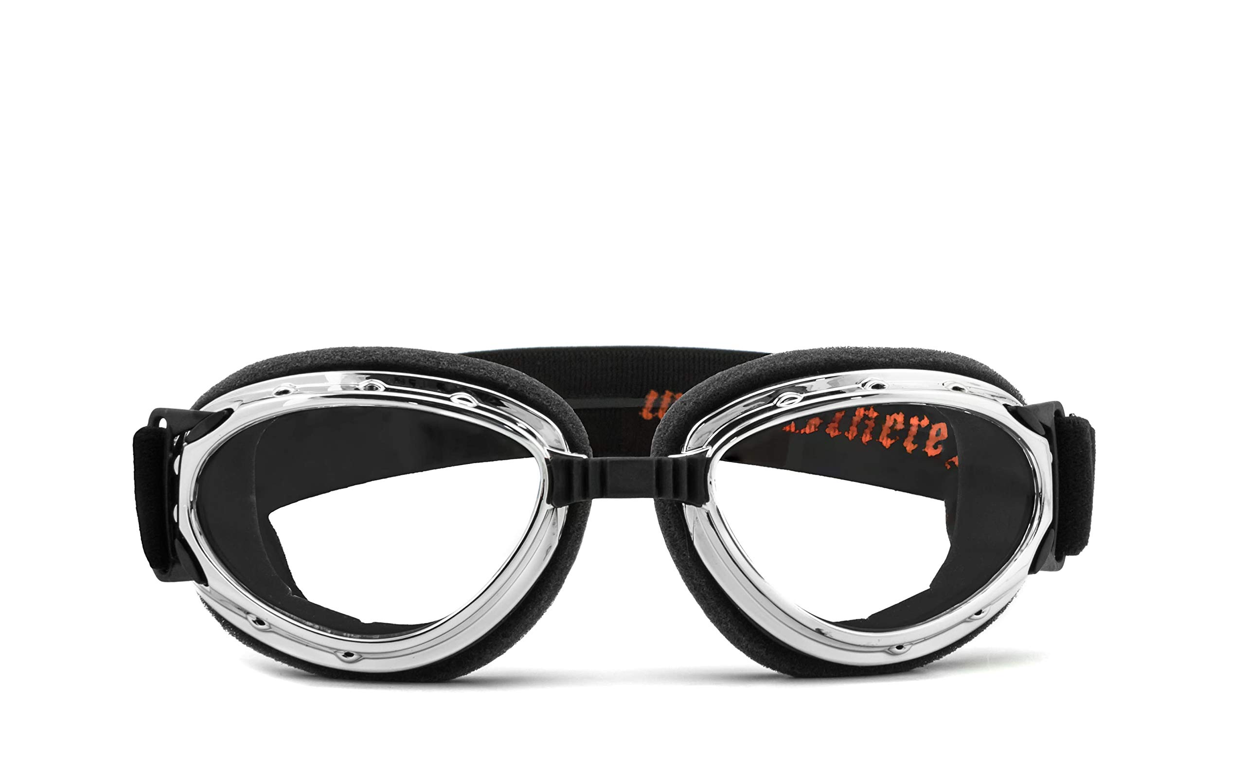 Helly® N° 1 Bikereyes® Lunettes de moto coupe-vent rembourrées anti-buée Verre de sécurité HLT® DIN EN 166 Sensation agréable