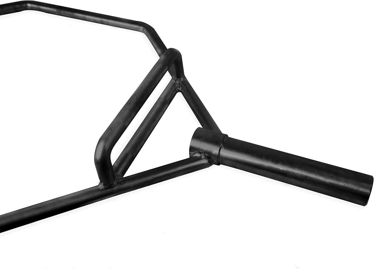CAP Barbell Olympic Hex Trap Bar with Combo Grips, Black