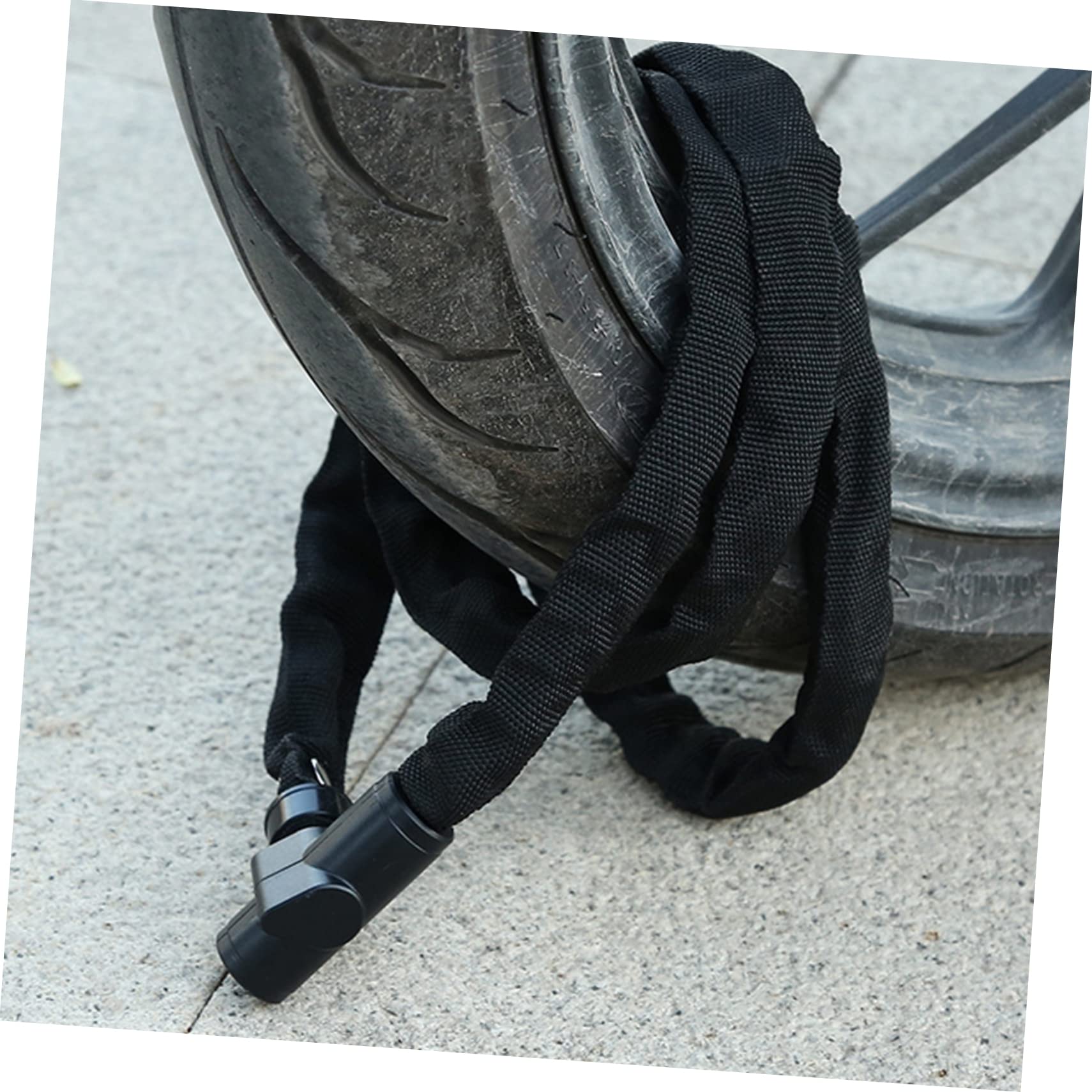 HANABASS Mountain Bike Lock Lock Electric Bike Chain Chain Black