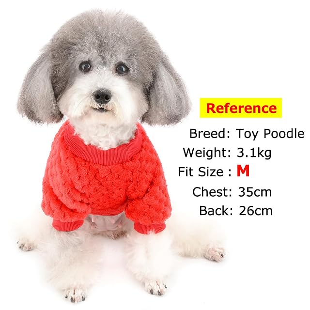Foto 3 de 8 de ZUNEA Suéter para Perros Pequeños Invierno Cálido Abrigo Jersey Forro Polar Muy Suave Ropa Mascotas Cachorros…