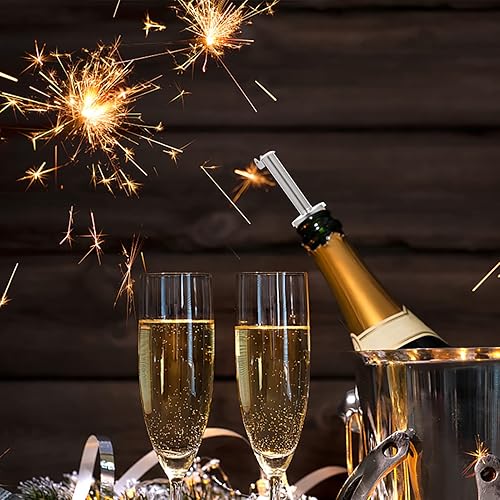 Miniatura 4 de 6 piezas de vertedor de corcho de vino con boquilla de acero inoxidable para vertederos de vino con tapa, boquilla de vertido de aceite, botella de