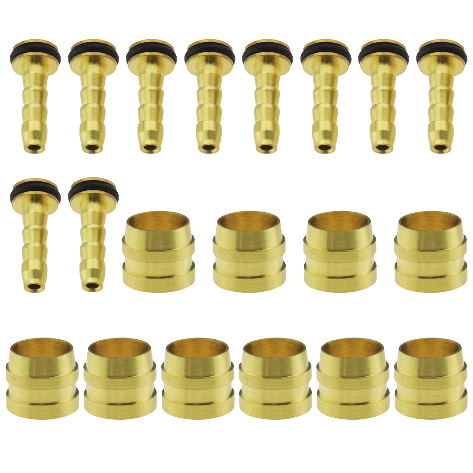 10 Set Inserti Idraulici Per Freni Bici Yosoo - Olive E Inserti In Rame/Acciaio Per Tubi Freni A Disco - Foto 11