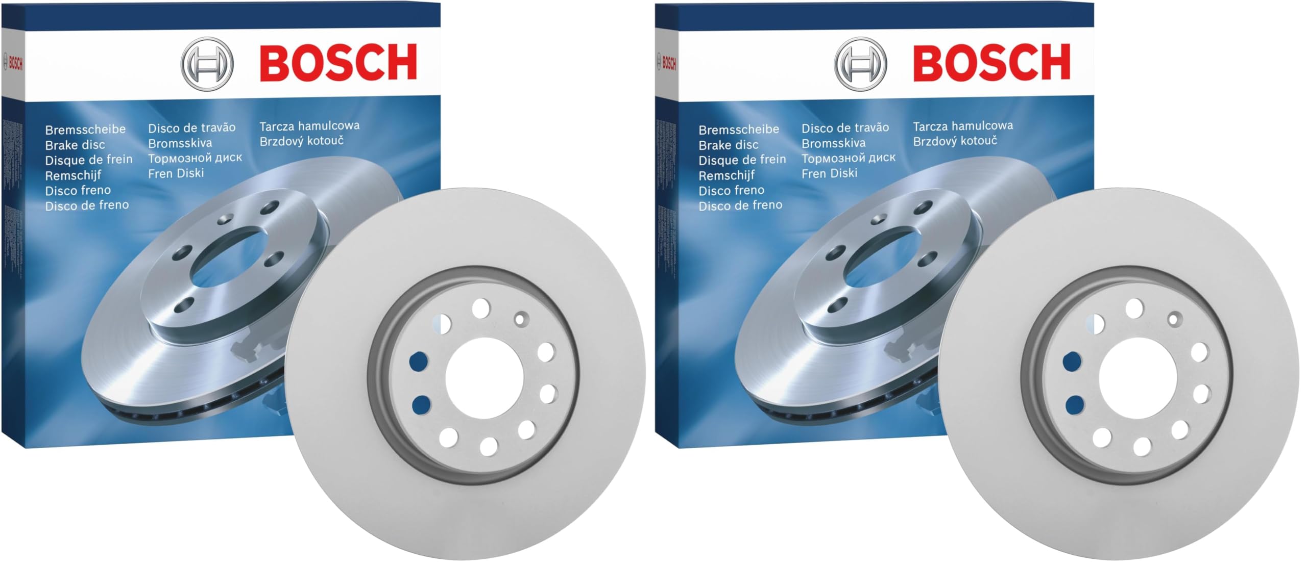 Bosch BD997 Discos de freno, certificación ECE-R90, 1 disco unitario (Paquete de 2)