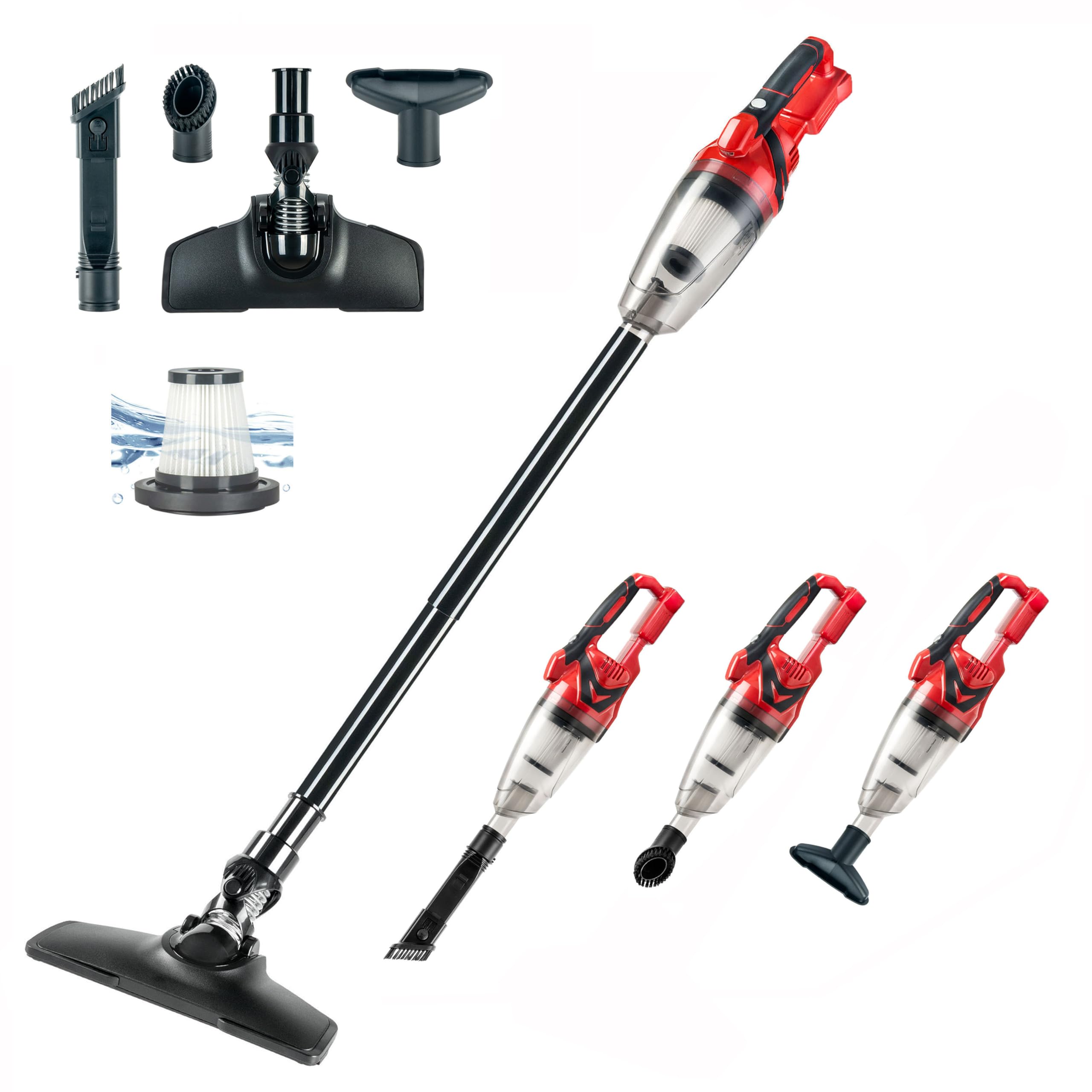 Photo 1 of Cordless Vacuum Cleaner Compatible with Milwaukee M18, Handheld Vacuum Cleaner Portable for Hard Floor Carpet Car Pet Hair Cleaning (Battery NOT Included)