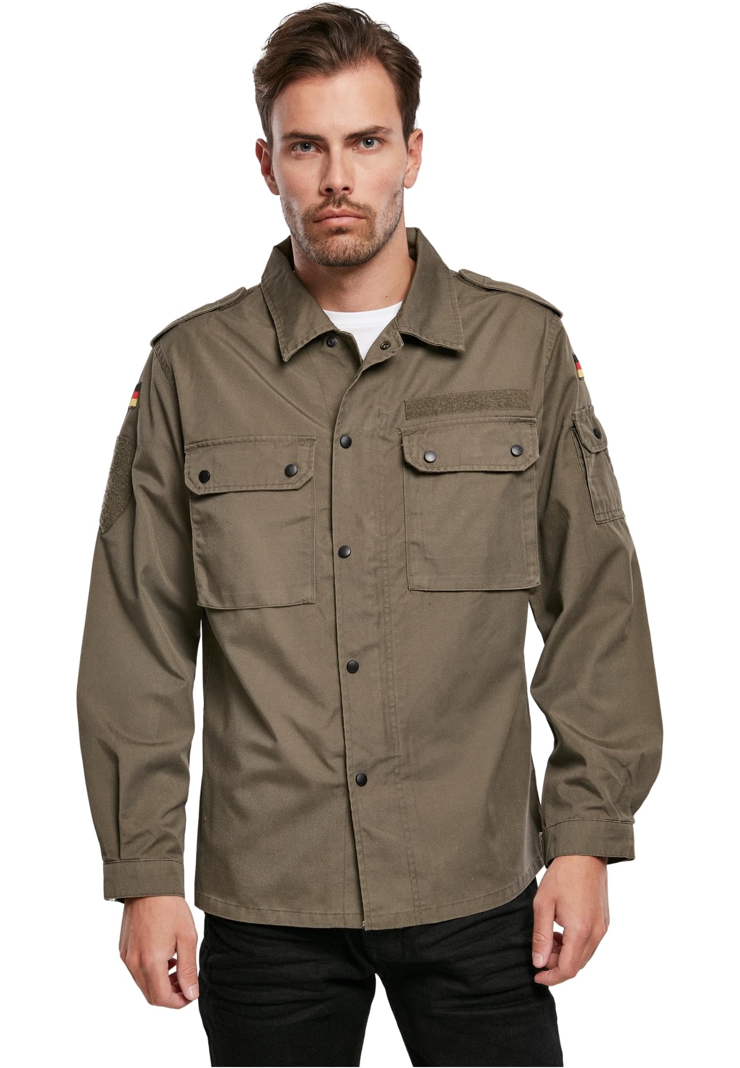 Brandit BW Field Tunic, Feldbluse, Armeehemd, mehrere Farbvarianten, Größen S bis 7XL