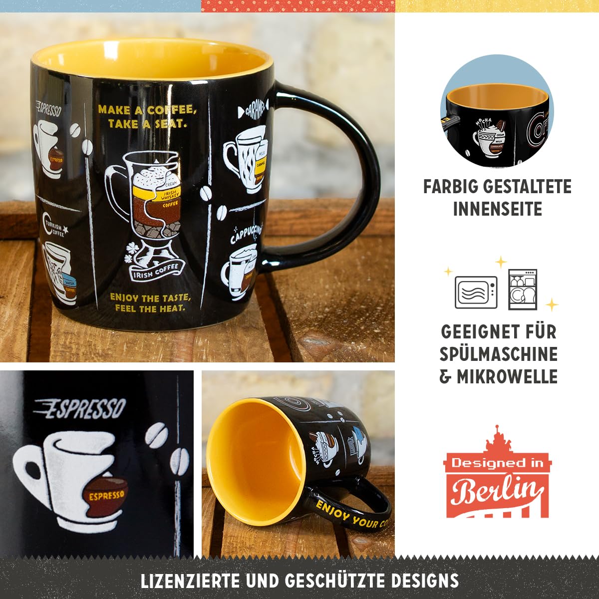 Mug Rétro Kawasaki 330 Ml - Céramique, Design Moto Vintage - Cadeau Pour Motards - Lavable Micro-ondes Et Lave-vaisselle