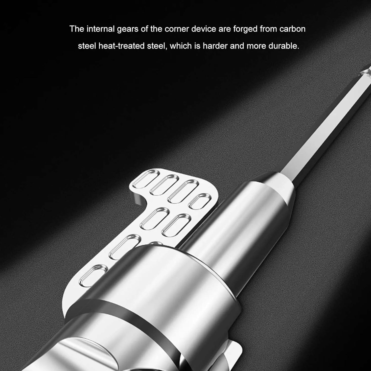 Corner Tool Screw Hub with Multi-function Bend Screwdriver Bit, Right Angle Drill Attachment, Flexible Drill Bit Extension, 105° Angle Screwdriver Drill Bit Set for Household Work (Silver, Mixed)