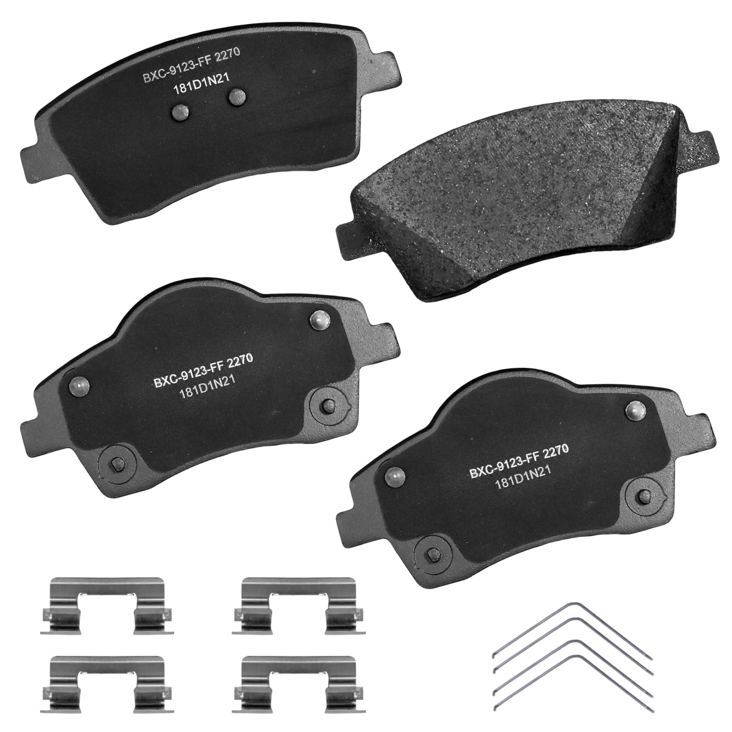 Bendix Premium SBC2270 Ceramic Front Brake Pads for Volvo XC40 2019-2025 (models with 296mm rotors)