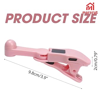 Smart Automatic Screen Clicker Tapper, Fast Click Simulation Continuous Finger Gadget for iPhone for iPad Smart Phone Device Live Streaming Apps Video Live Broadcasts Reward Likes Tasks Games Shopping-Pink