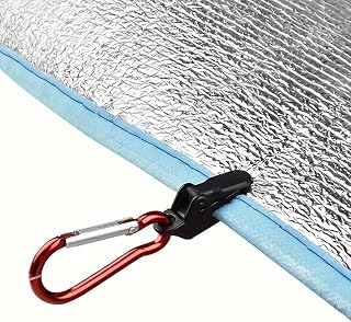 Multipurpose Secures Clamp, Tarp Clip with Strong Lock, Camping Clips Tighten Tent Snap Grip for Outdoor Tent Awning Banner (10655-10Pack)