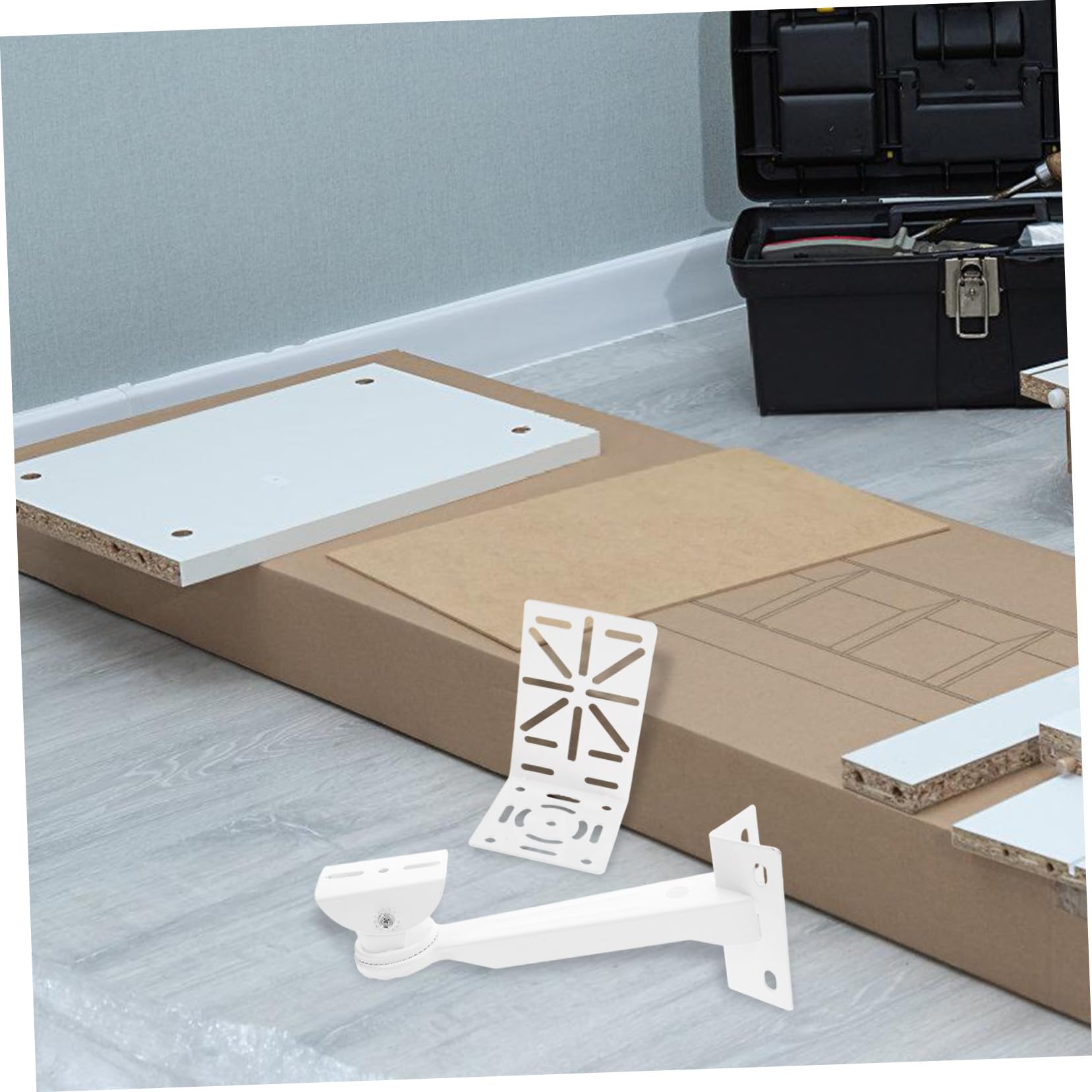 MAGICLULU 2 Sätze Verstärkte Überwachungskamera eckhalterung aus Stahl Verstellbarer Dome Kamera Wand Deckenhalter für Flexible Installation für Gewerbe und Außenbereiche