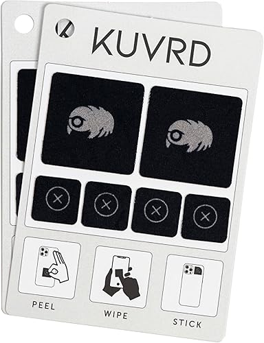 KUVRD Waterbear - Limpiadores de pantalla universales - Pequeñas herramientas de limpieza para tus lentes y pantallas - Paquete de 2 (2 juegos de
