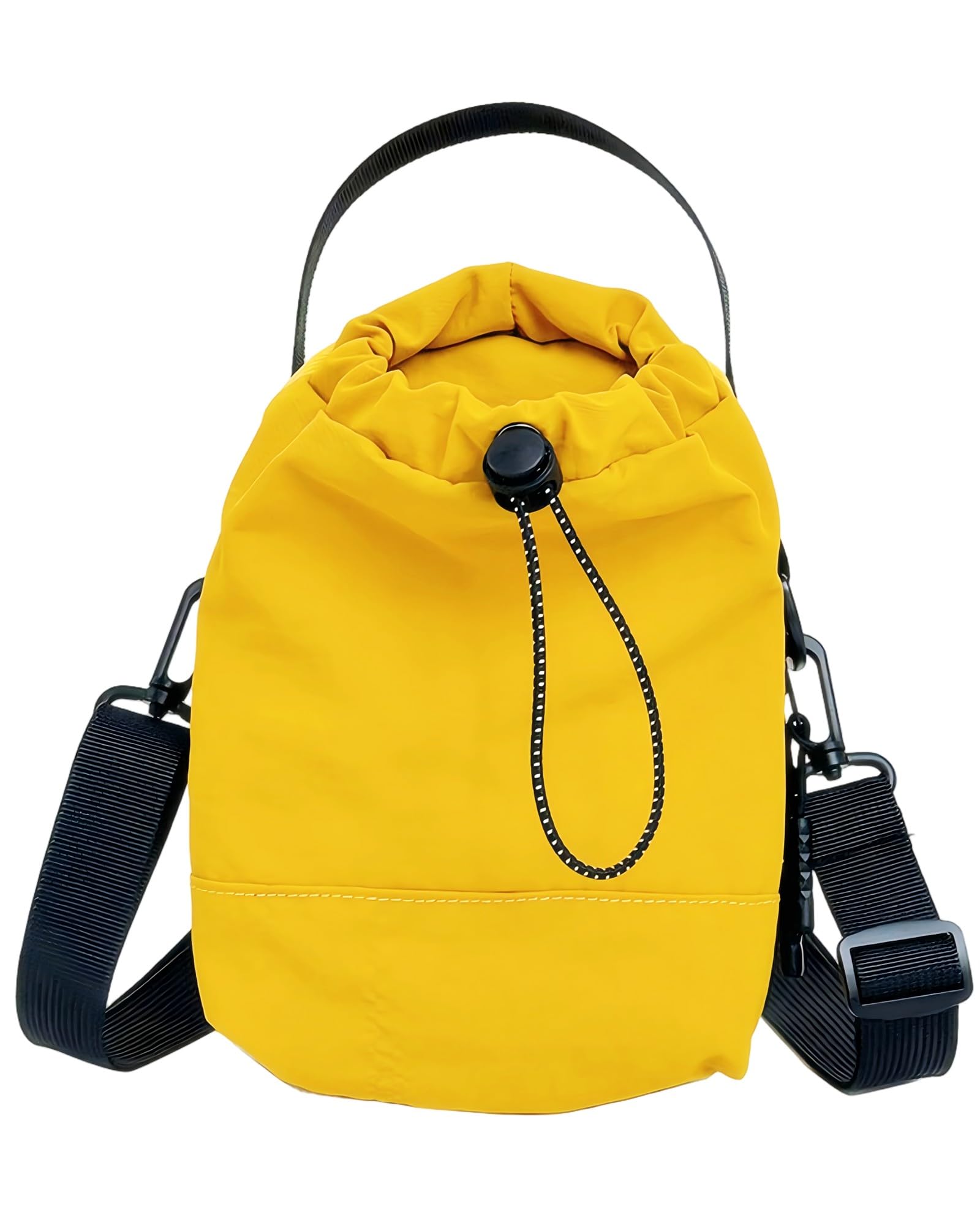 HAUMAUH Crossbody Sling Bag for Women & Men | Shoulder Small Bags with Water Bottle Holder | Lightweight for Travel Hiking Beach & Outdoor Activities